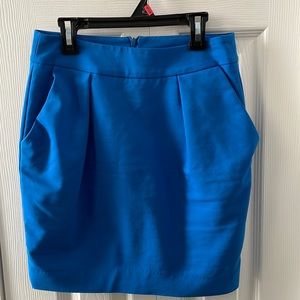 Zara Basic royal blue mini skirt size XS